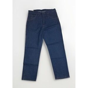 Vintage 90s Rustler Heavyweight Denim Jeans Dark Wash Straight Leg Mens 33x30